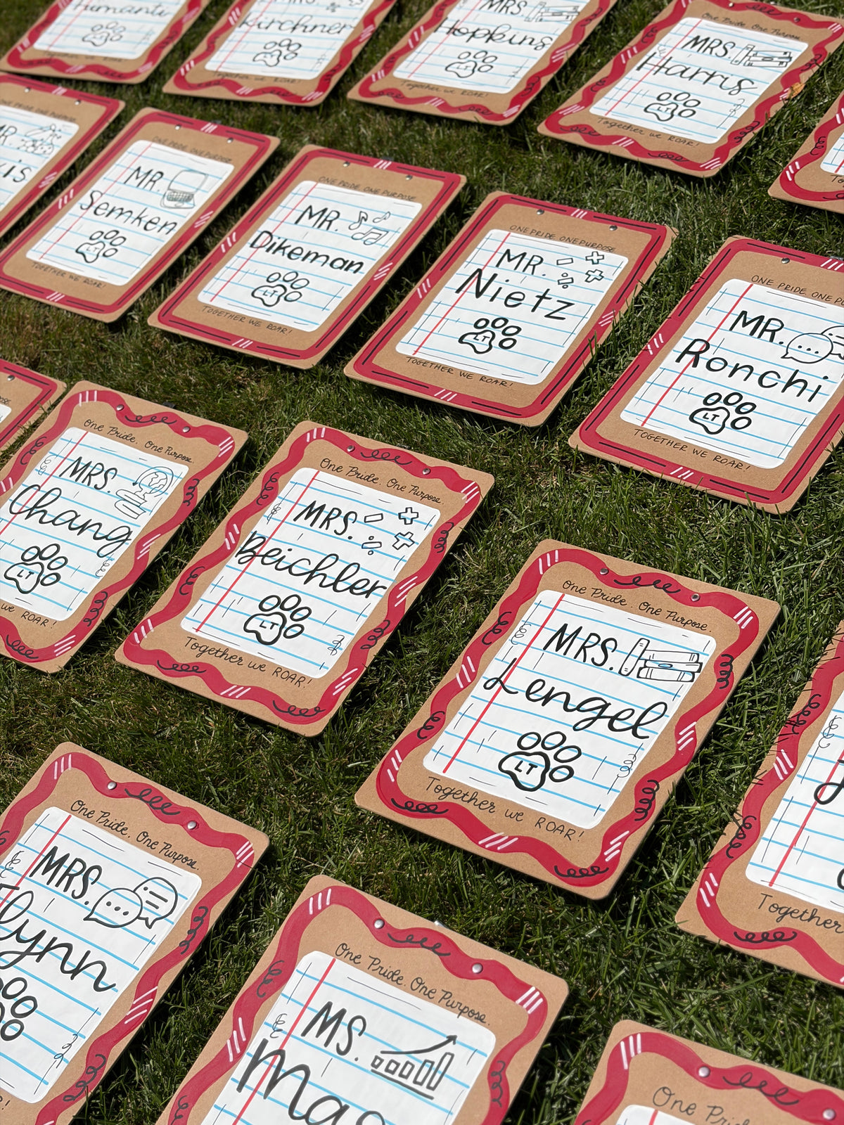 Notebook Paper Teacher Clipboard