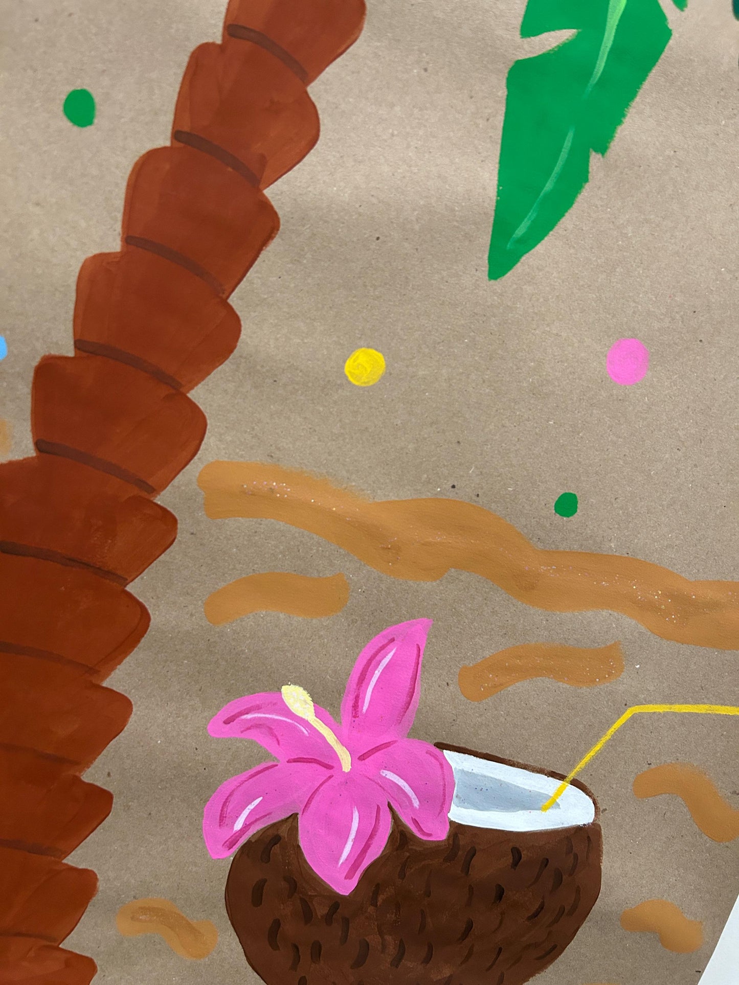 40th Beachin' Birthday Banner