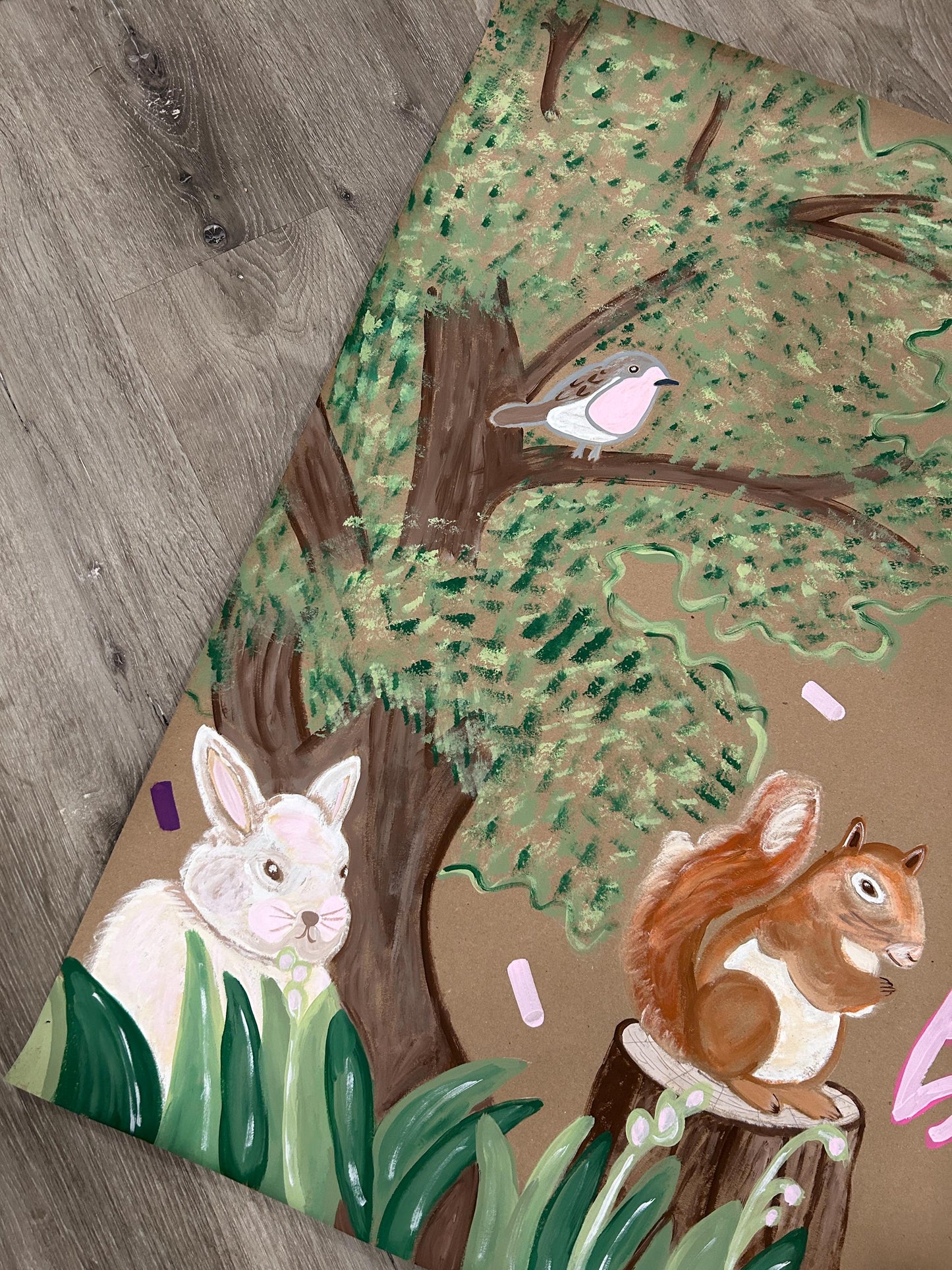 Woodland Animal Themed Banner