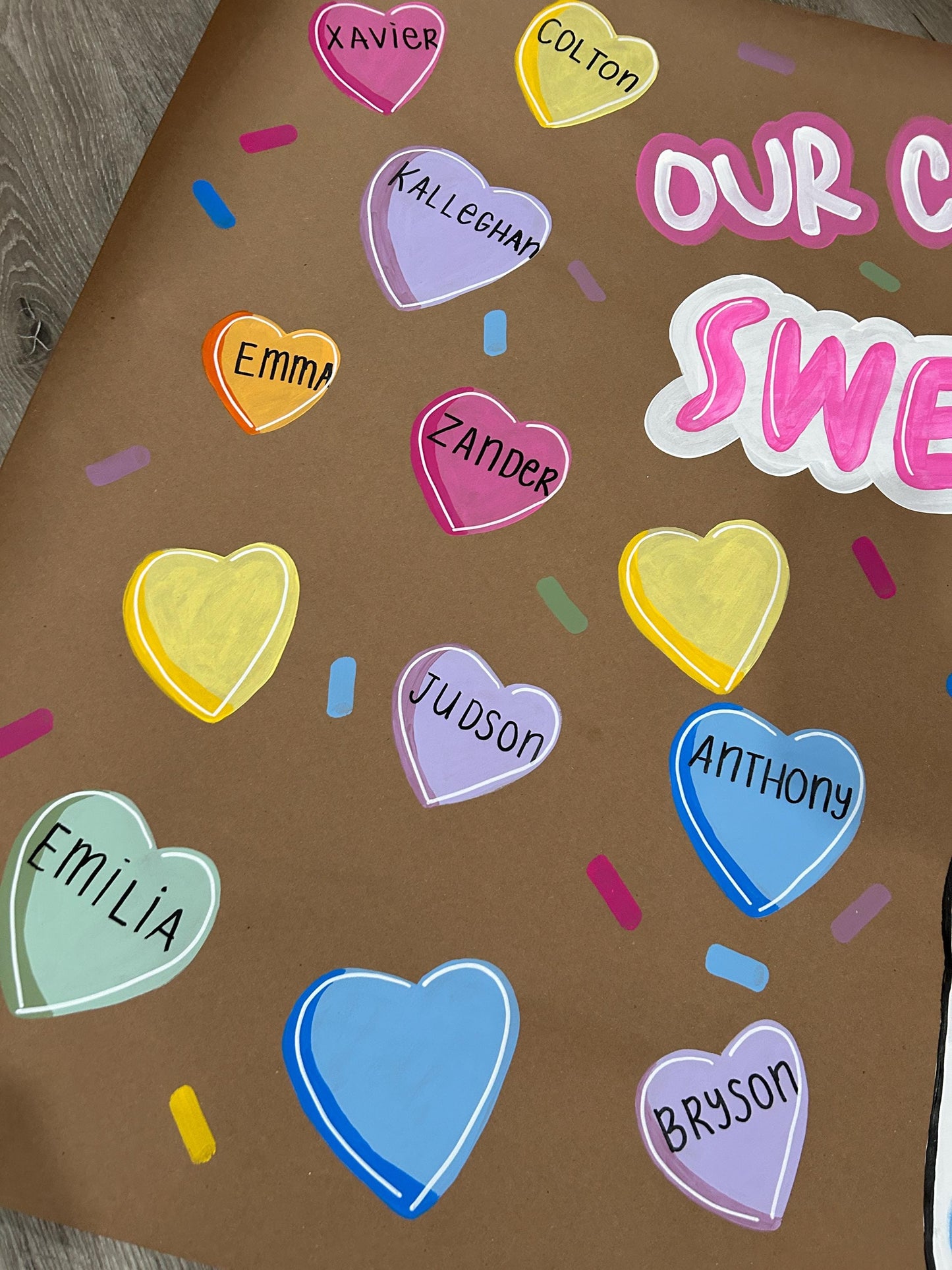 Valentine's Day Banner - Our Class is Full of Sweathearts