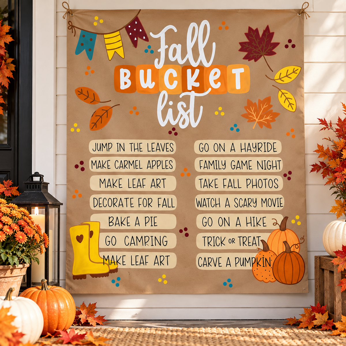 Fall Bucket List Mini Banner