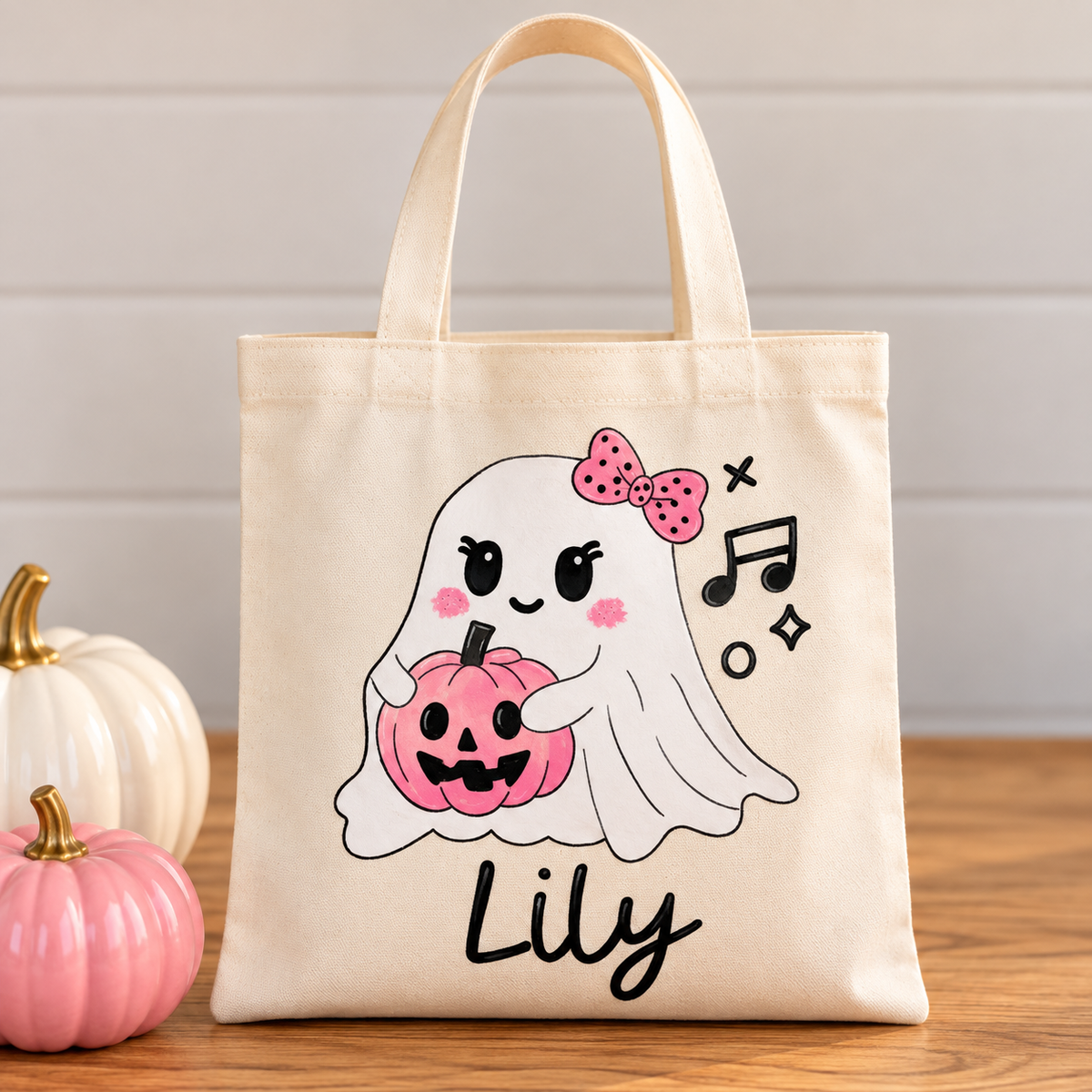 Halloween Trick-or-Treat Canvas Bags