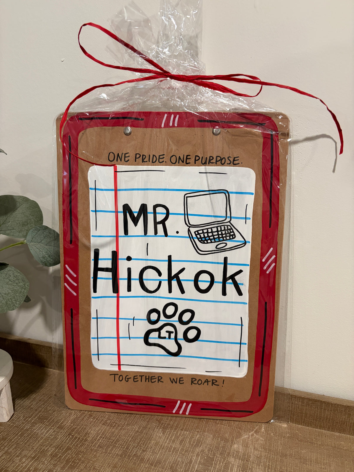 Notebook Paper Teacher Clipboard