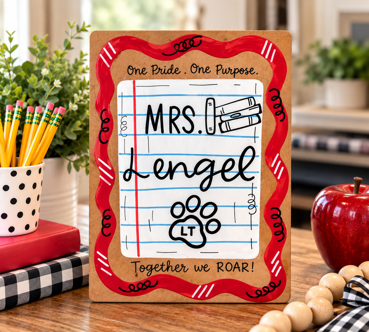 Notebook Paper Teacher Clipboard