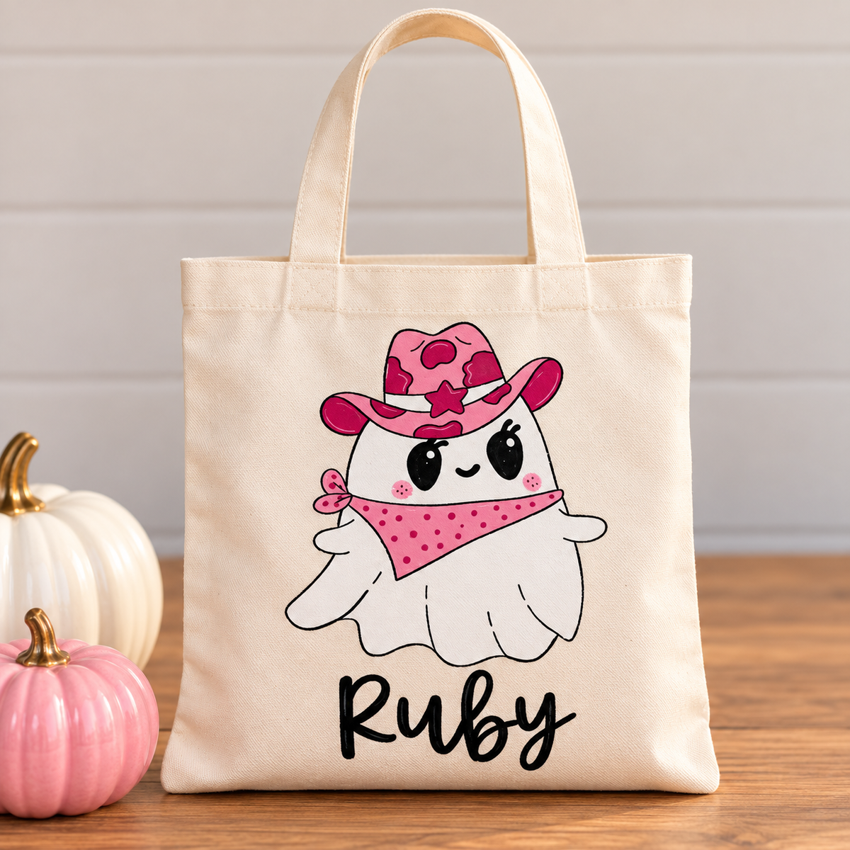 Halloween Trick-or-Treat Canvas Bags