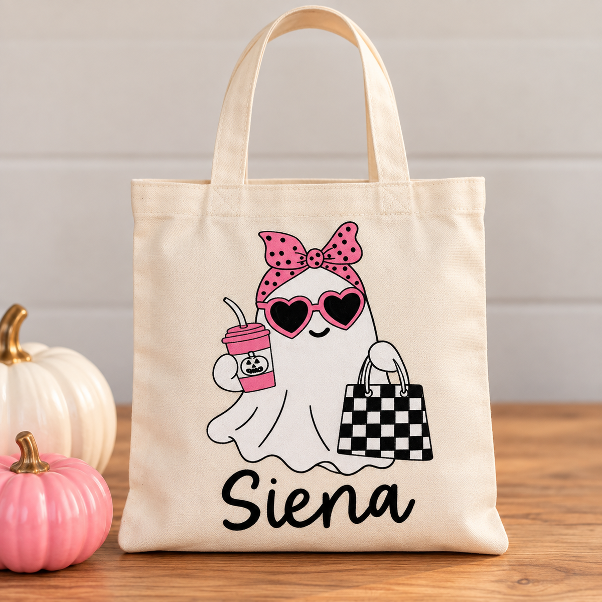 Halloween Trick-or-Treat Canvas Bags