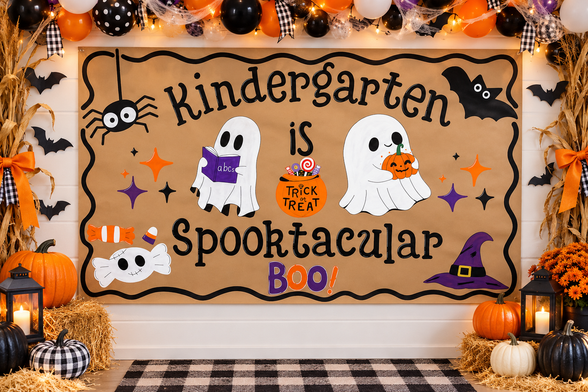 Kindergarten is Spooktacular Halloween Banner