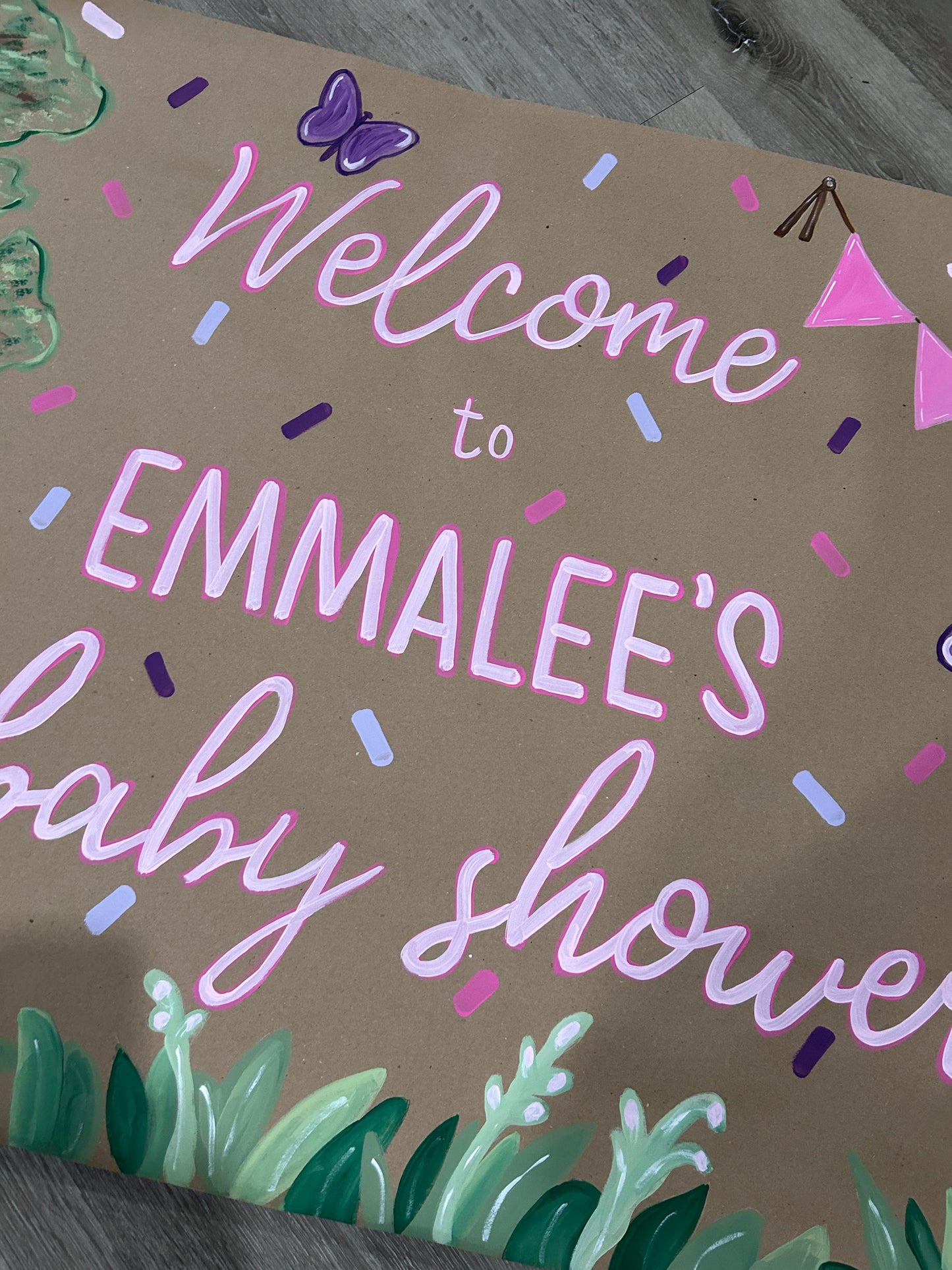 Woodland Animal Themed Banner