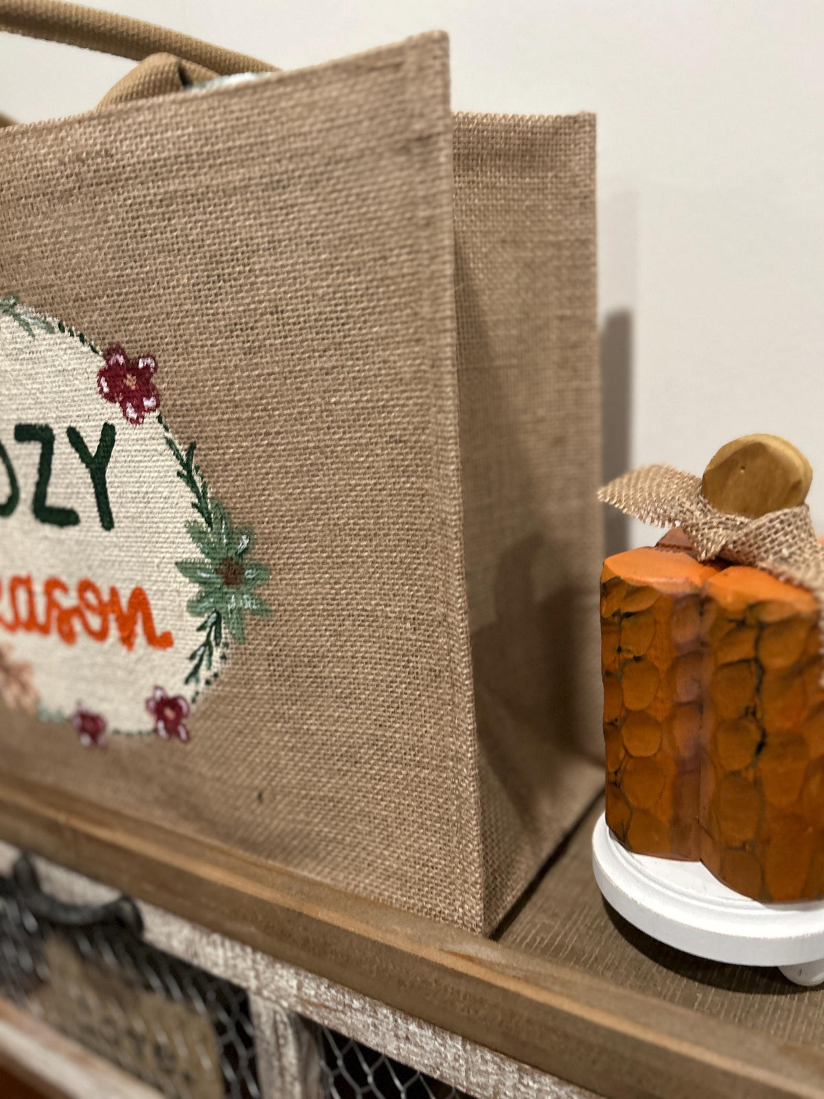 "Cozy Season" Canvas Tote Bag