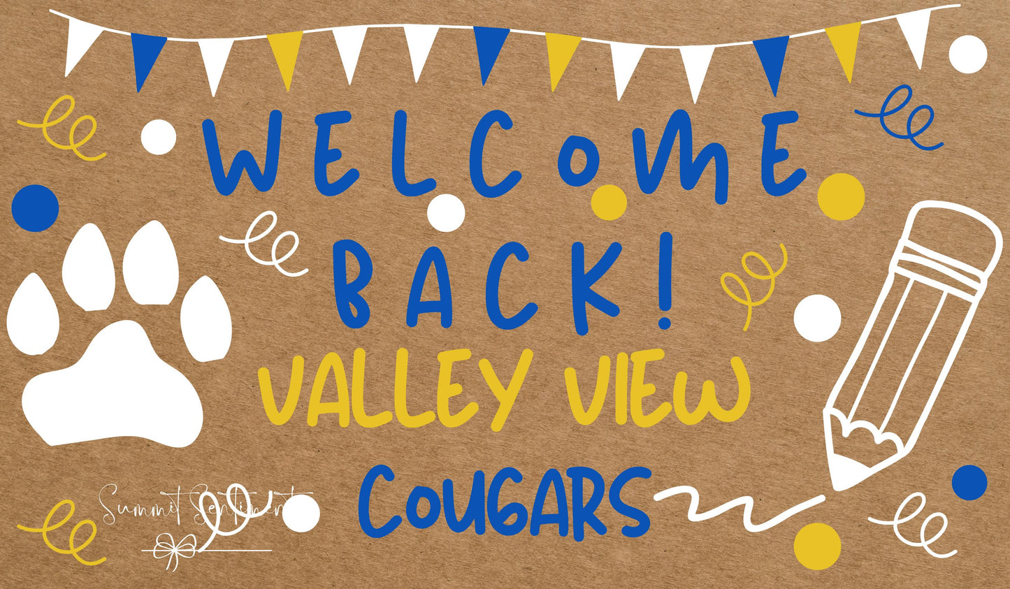 Welcome Back to School Banner